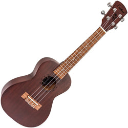 Laka Sapele Series Concert Ukulele &0 Bag - Chocolate