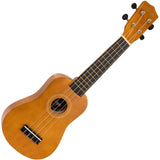 Laka Sapele Series Concert Ukulele &0 Bag - Chocolate