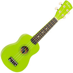 Laka Rainbow Series Ukulele &0 Bag - Green