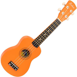 Laka Rainbow Series Ukulele &0 Bag - Orange