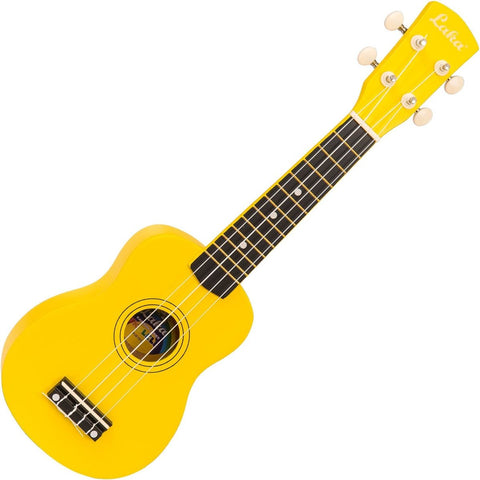 Laka Rainbow Series Ukulele &0 Bag - Yellow