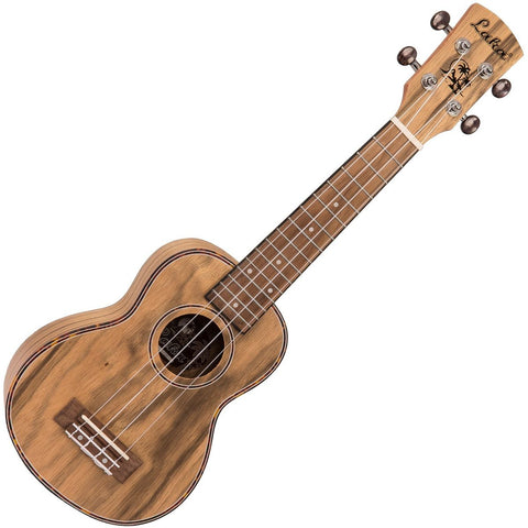 Laka Walnut Series Ukulele &0 Bag - Soprano