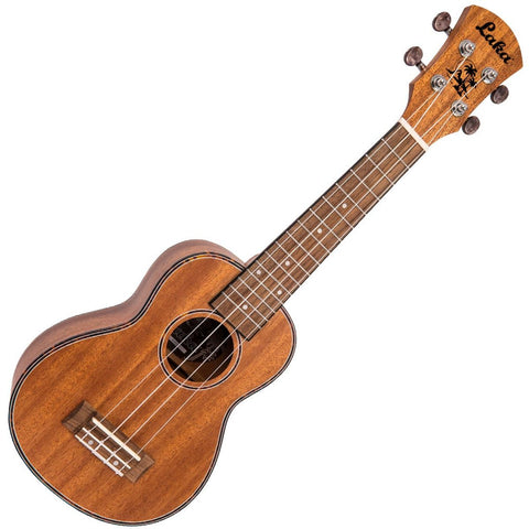 Laka Mahogany Deluxe Series Ukulele &0 Bag - Soprano