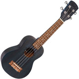 Laka Sapele Series Soprano Ukulele &0 Bag - Midnight Blue