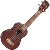 Laka Sapele Series Soprano Ukulele &0 Bag - Chocolate