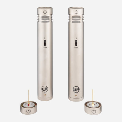 Warm Audio WA-84 OCN-ST multi-pattern pencil pair Stereo Package Multi-Pattern Small Diaphragm Condenser Microphones