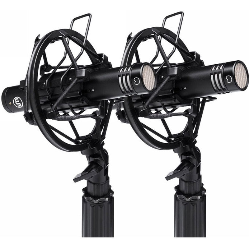 Warm Audio WA-84 C-B-ST pencil pair Stereo Pair Small Diaphragm Condenser Microphone, Black
