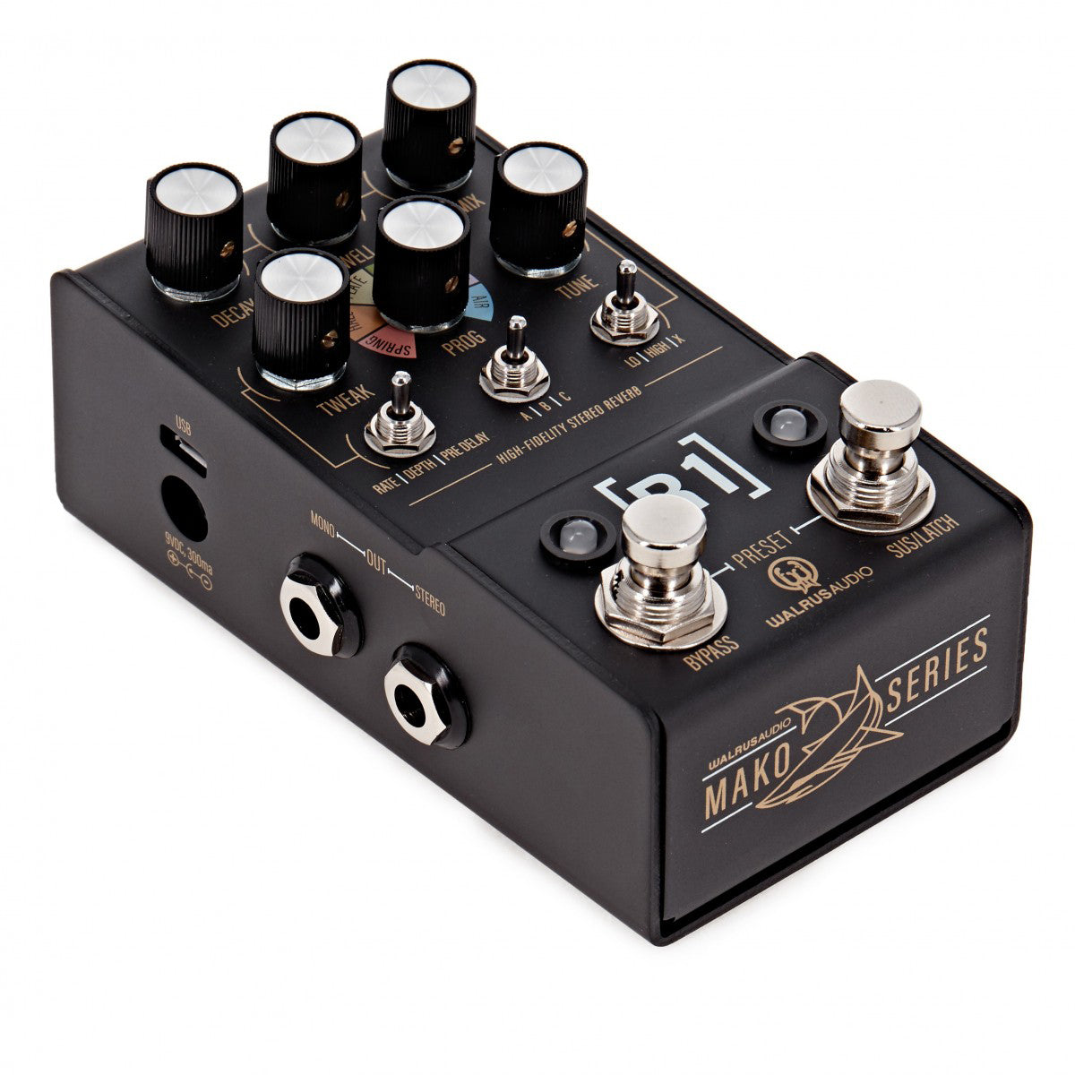 Walrus Audio MAKO SERIES R1 MKII Reverb FX Pedal westerhaven-muziek