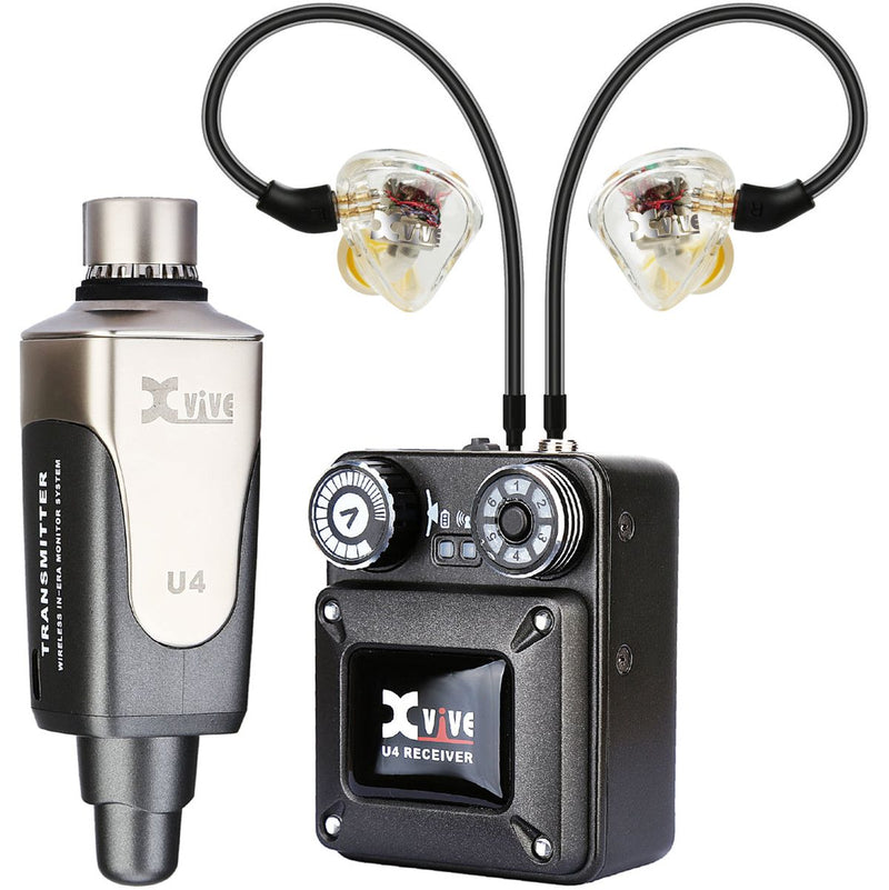 Xvive Wireless In Ear Monitor System Plus In Ear Montors & Case