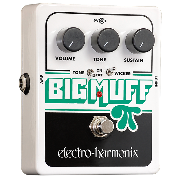 Electro Harmonix BIG MUFF PI W/TONE WICKER Classic Fuzz; Distortion; Sustainer met Toon Bypass en/of 'wicker' Hoge Frequenties