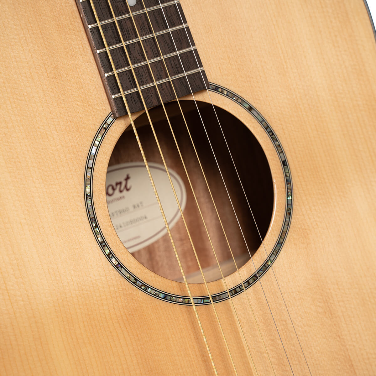 Cort Earth 60 Natural Gloss + Hoes westerhaven-muziek