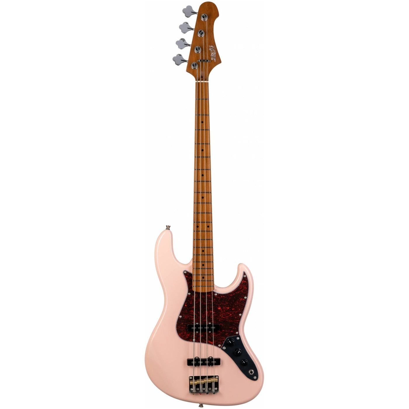 Jet Guitars JJB-300 PK JB-stijl Bas Schelp Roze, Rosew. FB westerhaven-muziek