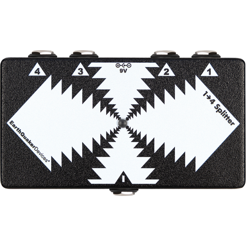 EARTHQUAKER DEVICES ONE TO FOUR SPLITTER router