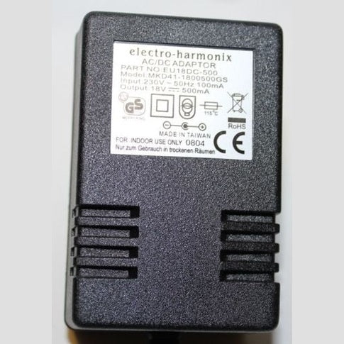 Electro Harmonix 18V / 500mA European Power Adaptor 18V / 500mA Europese Voedingsadapter
