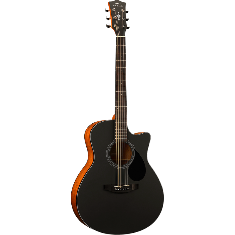 KEPMA GUITARS PLYTONE SERIES - EAC+ GRAND AUDITORIUM BLACK acoustic guitar
