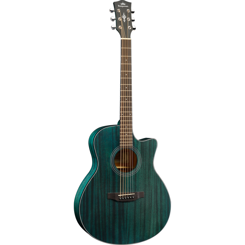 KEPMA GUITARS PLYTONE SERIES - EAC+ GRAND AUDITORIUM BLUE acoustic guitar
