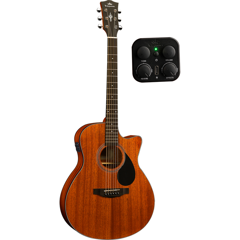 KEPMA GUITARS PLYTONE SERIES - EACE+ K10 GRAND AUDITORIUM WALNUT electro-acoustic guitar