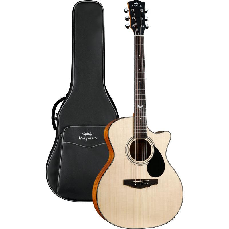 KEPMA GUITARS SOLID TOP SERIES - F0-B GRAND AUDITORIUM NATURAL acoustic guitar