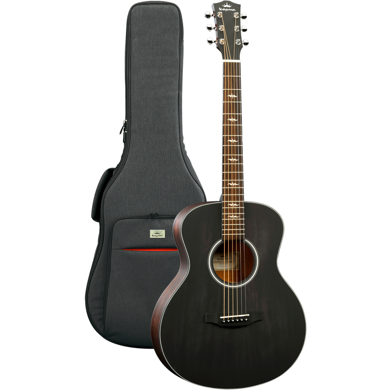KEPMA GUITARS TRAVEL SERIES - FS36 MINI OM BLACK acoustic guitar