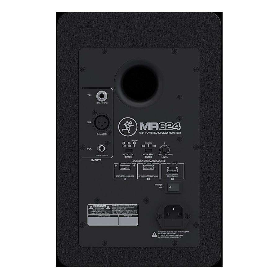 Mackie MR624 Monitoring Active Bi-Amp 6.5 50W RMS Individual westerhaven-muziek