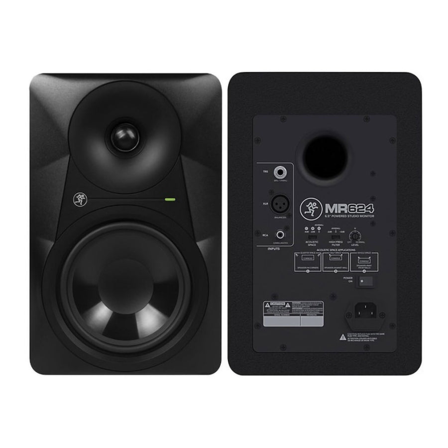 Mackie MR624 Monitoring Active Bi-Amp 6.5 50W RMS Individual westerhaven-muziek