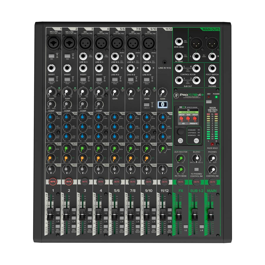 Mackie 12-Channel Analog Mixer w/ Enhanced FX USB Recording Modes And Bluetooth westerhaven-muziek
