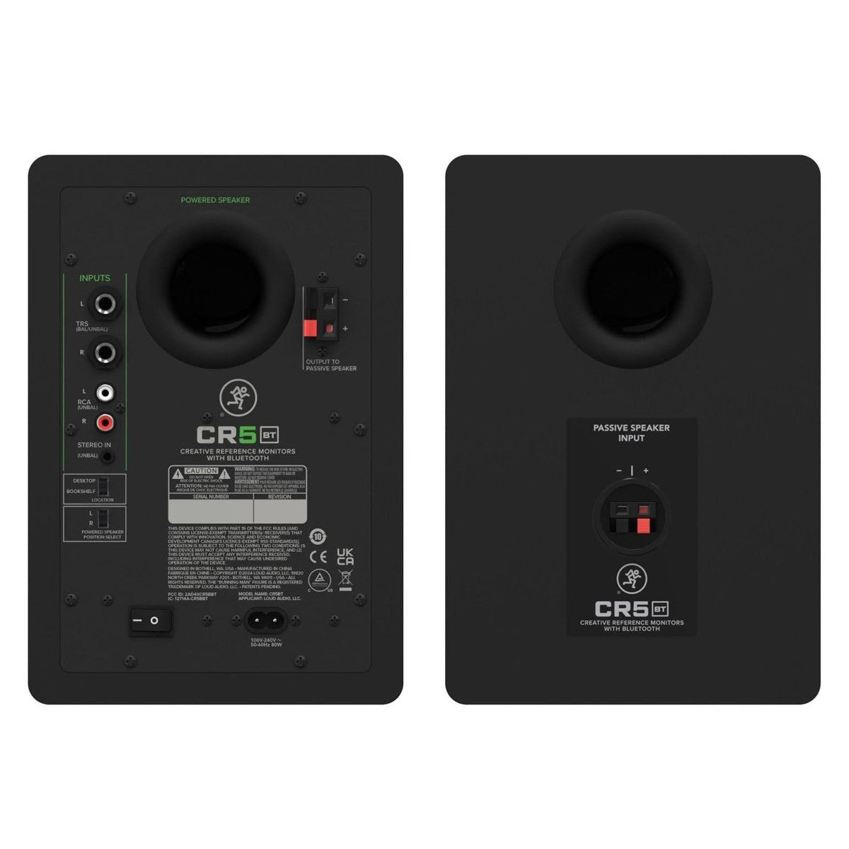 Mackie 5.25 Powered Studio Monitors w/ Tone Control And Bluetooth westerhaven-muziek