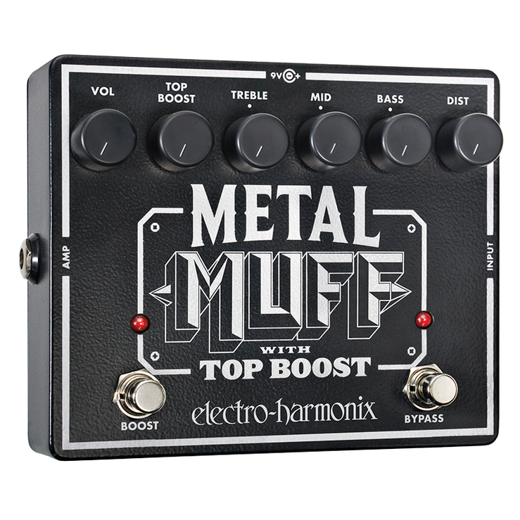 Electro Harmonix METAL MUFF Metaaldistoritie met 3-bands EQ en variabele Top Boost