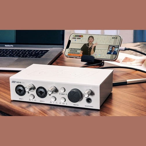 ESI NEVA OTG 2i/2o usb-c audio interface with usb streaming port