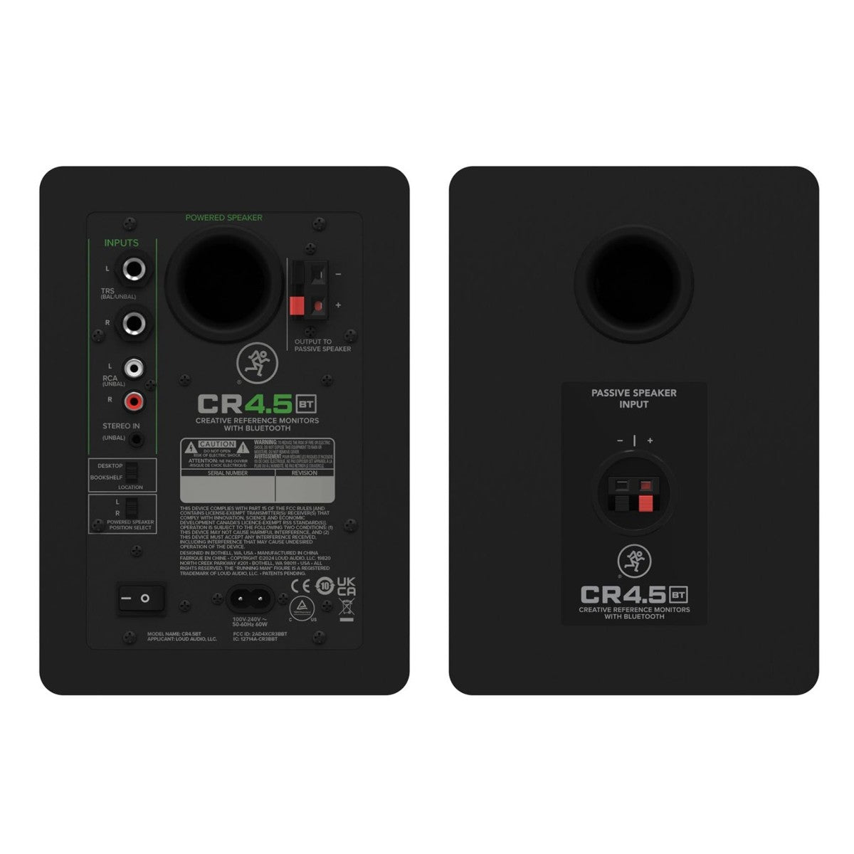 Mackie 4.5 Powered Studio Monitors w/ Tone Control And Bluetooth westerhaven-muziek
