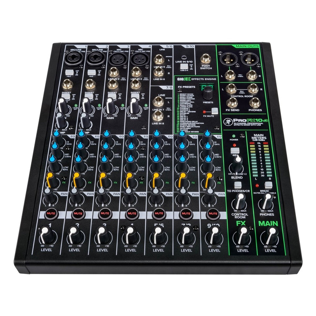 Mackie PROFX10V3 USB 10 Channels + Effecten westerhaven-muziek